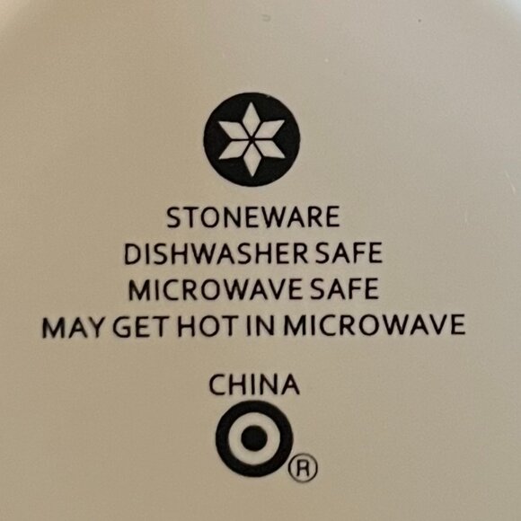 Letter C Monogram Initial Stoneware Mug ~ Blue & White Stripes w/ Gold Accents - Picture 8 of 8